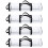4Pcs Christmas Gift Wrap Paper Storage Holder Bag 8