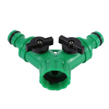 1 st 3-vägs adapter Y-kontakt adapterbrytare trädgårdsvattning droppbevattningsslang 3/4