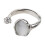 Trend Vintage Opal Irregular Natural Stone Ring Opal-A 1