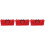 3Pcs Household Xmas Storage Bag Red Foldable Zippered Container 5