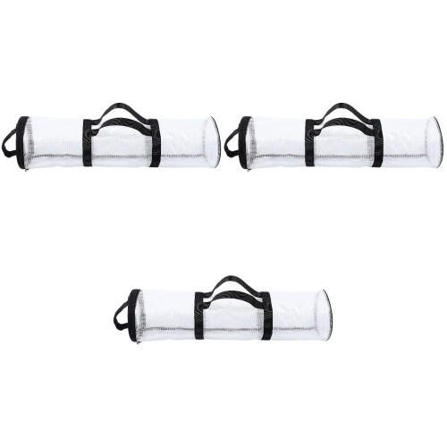 3Pcs Transparent Gift Wrap Holders for Xmas Storage Rolls 2