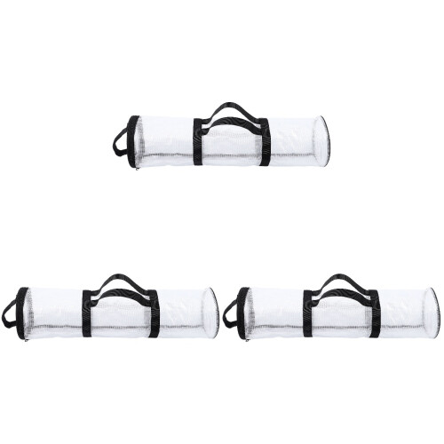 3Pcs Transparent Gift Wrap Holders for Xmas Storage Rolls 1