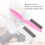Pet Lice Comb Set - Metal & ABS, Ergonomic Handle, 2pcs 3