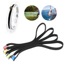 4 stuks elastische onderlijnspoelringen, visdraadlussen, accessoires voor visgerei