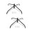 2Pcs Iron Xmas Tree Stand Green Holder Stable Base for Artificial Tree 6