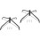 2Pcs Iron Xmas Tree Stand Green Holder Stable Base for Artificial Tree 3
