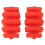 Red Compound Bow Limbs Stabilizer - Universal Vibration Dampener 2pcs 2