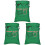 3Pcs Christmas Candy Gift Bags Canvas Drawstring Pockets For Party 2