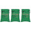 3Pcs Christmas Candy Gift Bags Canvas Drawstring Pockets For Party 4