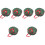 6 Pcs Premium Design Round Christmas Wreath Storage Solution 6