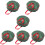 6 Pcs Premium Design Round Christmas Wreath Storage Solution 11