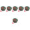 6 Pcs Premium Design Round Christmas Wreath Storage Solution 4