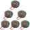 6 Pcs Premium Design Round Christmas Wreath Storage Solution 9