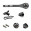 Compatible with Certain Brand Carbon Fiber Integrated Handlebar Computer Stand -b Ssxjv 1