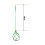 Opvouwbare voetbaltrainer van elastisch nylon voor training (groen) 2