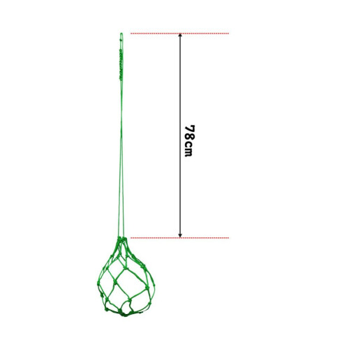 Opvouwbare voetbaltrainer van elastisch nylon voor training (groen) 1
