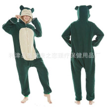 (XL (181-190cm, 120-210 catties),Snorlax)Women's autumn and winter polar fleece cartoon one-piece pajamas home wear