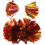 2Pièces Pompoms De Multicolores Accessoires Performance 8
