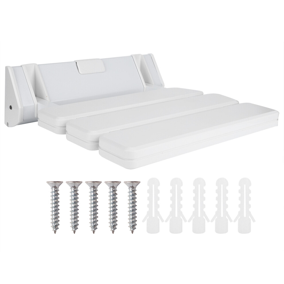 Folding Bench Wall Mounted Shower Seat Ergonomic Design Durable Construction For Elderly Children Easy Installation Space Saving Foldable Seat