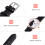 Mädchenuhr Cartoon Design Schwarzes Kunstleder Strap Kinder 8