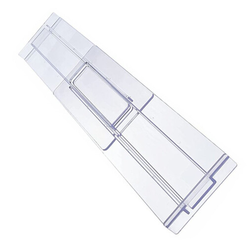 Clear Plastic Expandable Divider for Efficient Wardrobe Organization