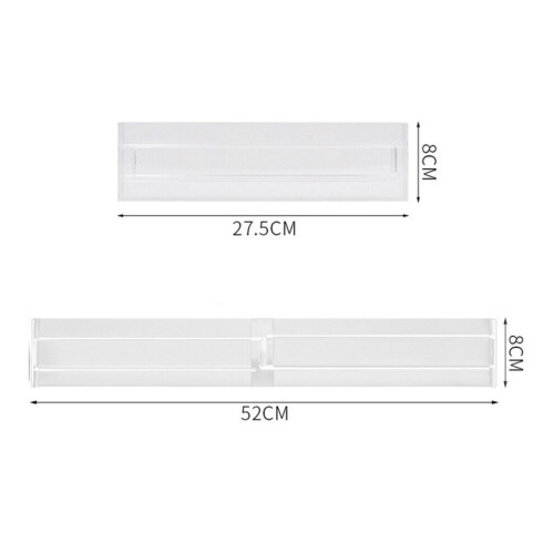 Clear Plastic Expandable Divider for Efficient Wardrobe Organization 1