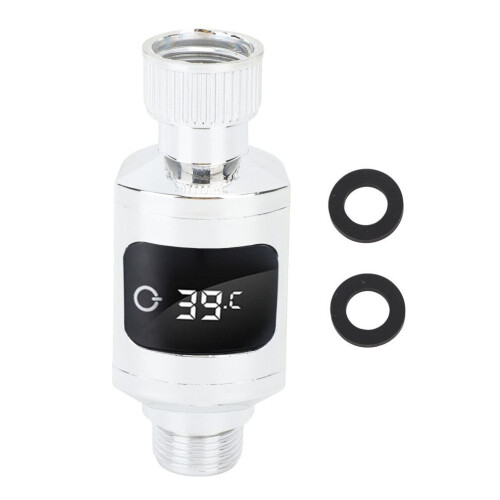 Noggrann digital duschtermometer - LED-display för hem och kök 2