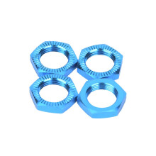 M12 Radmuttern aus Aluminiumlegierung, 17-mm-Schlüssel für 1/8 RC-Car-Zubehör (Blau)