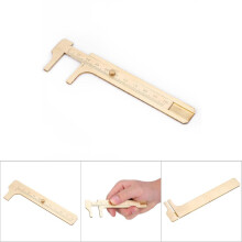 Messing schuifmaat met enkele schaalverdeling voor het meten van sieraden (0-100 mm)