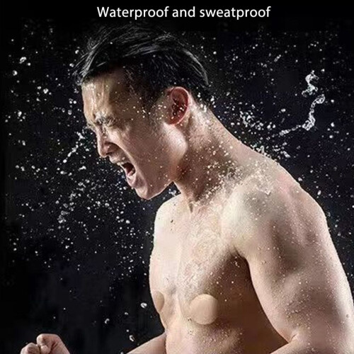 Disposable Men Nipple Covers 80pcs Ultra Thin Concealer Protector with Adhesive 2