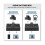 3.5mm Audio Splitter Switcher, 2 Input 1 Output / 1 Input 2 Output Audio Switcher Box 5