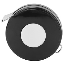 Mètre ruban souple rétractable de 150 cm pour tailleur, vêtement et tissu (blanc)