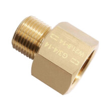 CO2 Thread Converts Adapter Match Quooker Cube Tank Female G3/4 to Male W21.8 hwy