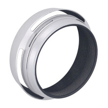 Matt silver 49 mm motljusskydd och filteradapter för X100 X100S