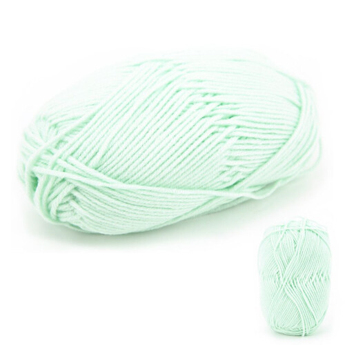 Hilo de algodón verde suave para crochet para tejer ropa infantil DIY