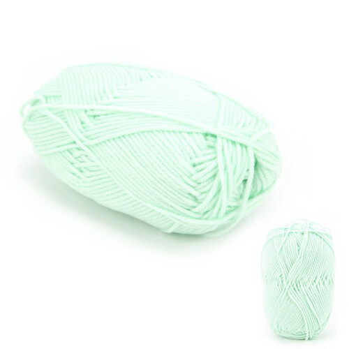 Hilo de algodón verde suave para crochet para tejer ropa infantil DIY 2