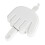 Fun Decorative White Key Holder - Middle Finger Design No Tools 1