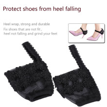 Damen-High Heels, Größe 34-35, mit verstellbaren Riemen und verdeckten Schnürsenkeln