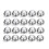 20 Pcs 1 Inch Nylon Ball Transfer Units Universal Rollers for Conveyor Systems 1