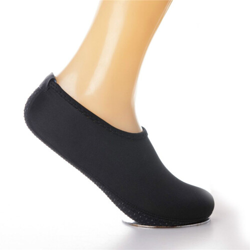 Anti Slip Polyester Diving Socks Water Socks Black L 1