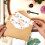 Elegant Folded Greeting Cards Feature Floral Artwork Includes-A 2
