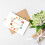 Elegant Folded Greeting Cards Feature Floral Artwork Includes-A 5