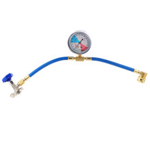 Assorted Color Refrigerant Filling Tube with Gauge for Auto Ac