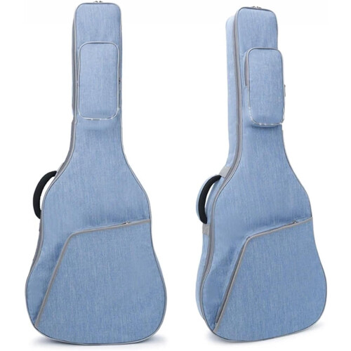 Guitar Bag Oxford Fabric Pearl Cotton Interlayer Thickened Backpack Waterproof Blue 1