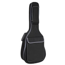 Guitar Bag 3641 Inch Oxford Fabric Soft Cotton Thickened Padded Case With Double Shoulder Straps Waterproof Black