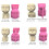 Durable Silicone Mold DIY Mini Flower Pots Casting Mould-531 4