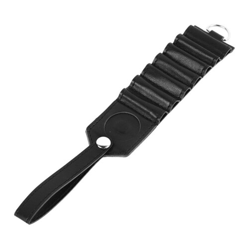 Compact Black PU Leather Golf Ball Tee Carrier with 7 Slots 1