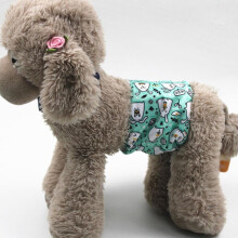 Wiederverwendbare Hundewindeln für Rüden, Größe XS, waschbar, auslaufsicher, Nylon, kleines weißes Kaninchen
