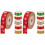 2 Count Wrapping Ribbon For Presents Chrustmas Bow Making Ribbons 2