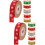 2 Count Wrapping Ribbon For Presents Chrustmas Bow Making Ribbons 7